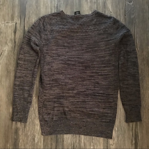 FIREFLY High Low Sweater Black/Grey Side Slits - Picture 4 of 9